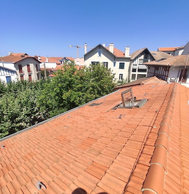 Pose de crochets sur toitures pour Erilia